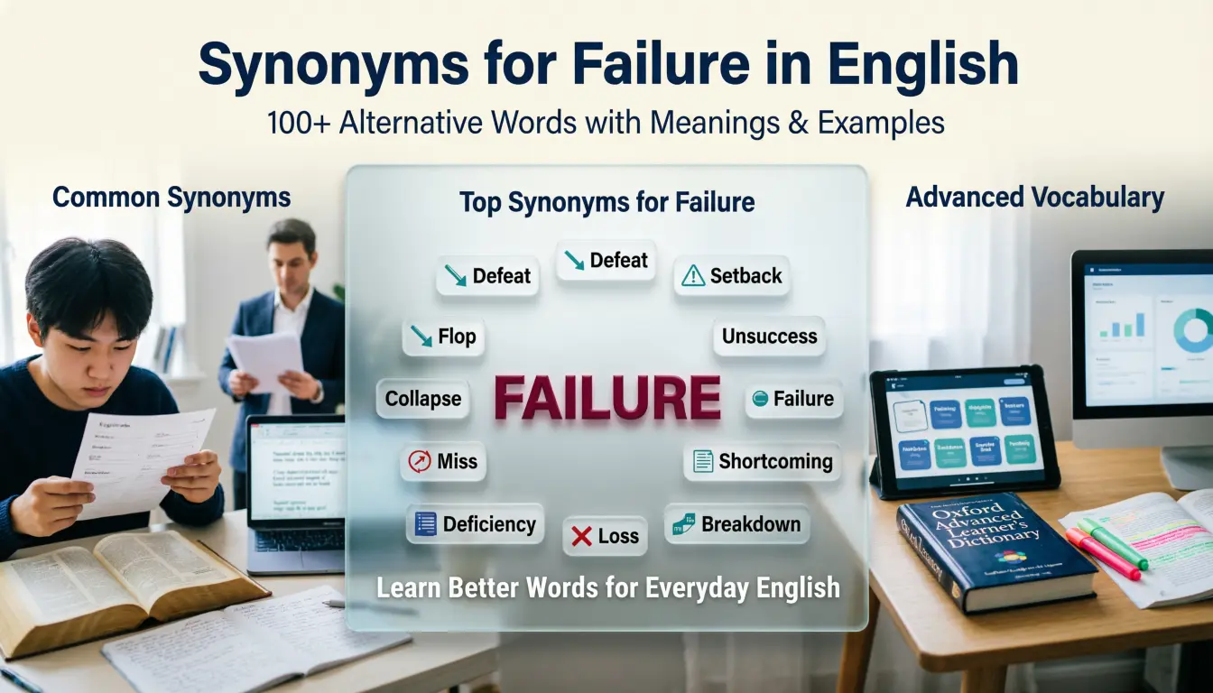 Synonyms for Failure in English