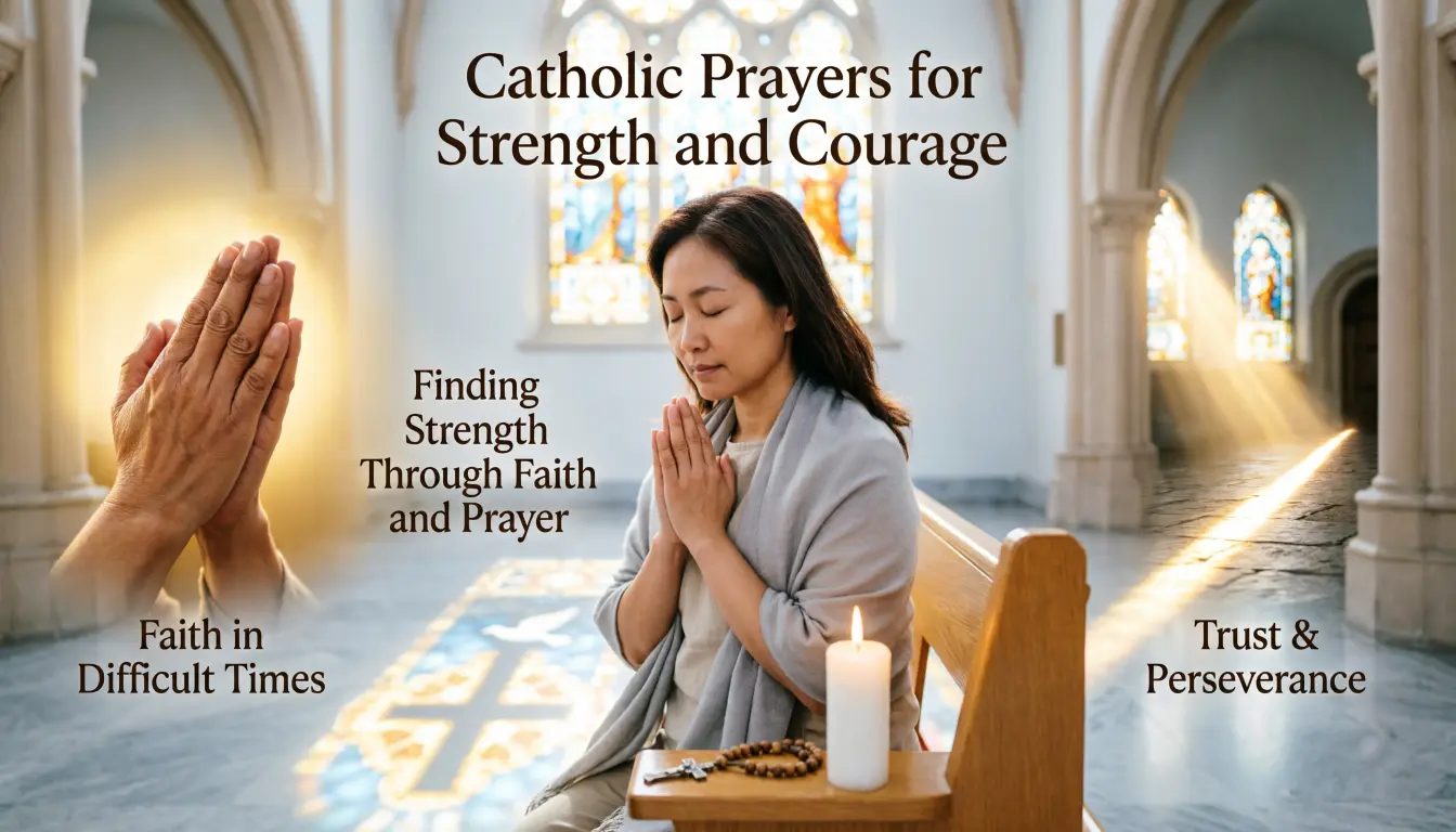 Catholic prayers for strength and courage