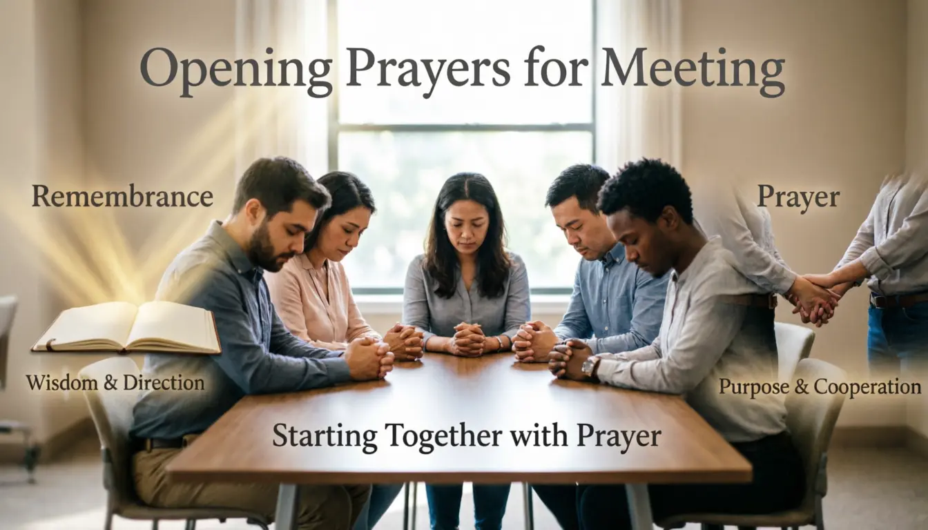 Opening Prayers for Meeting