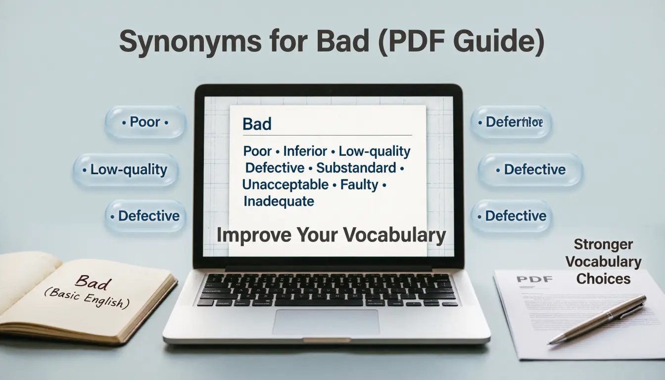 Synonyms for Bad PDF