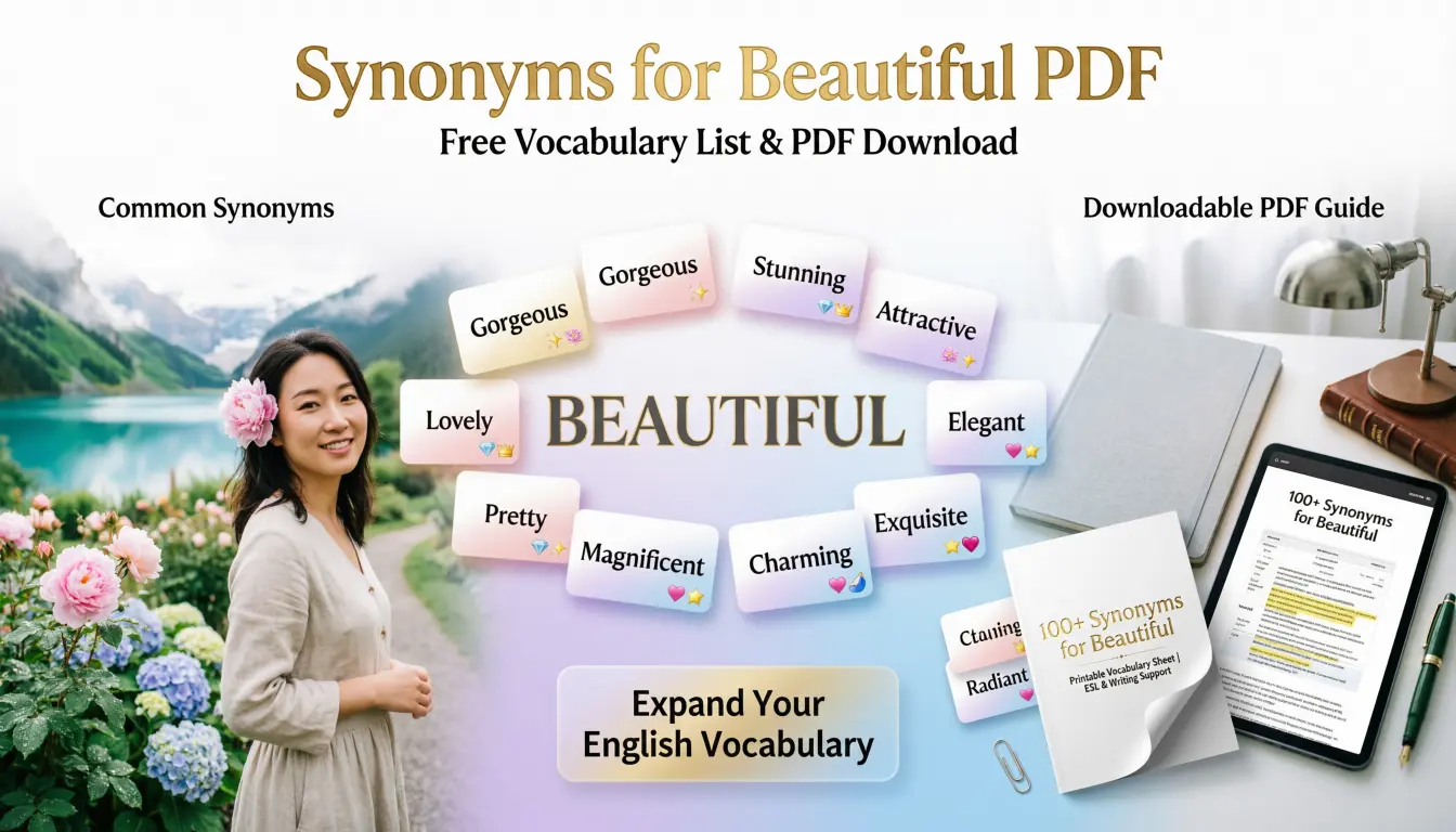 Synonyms for Beautiful PDF