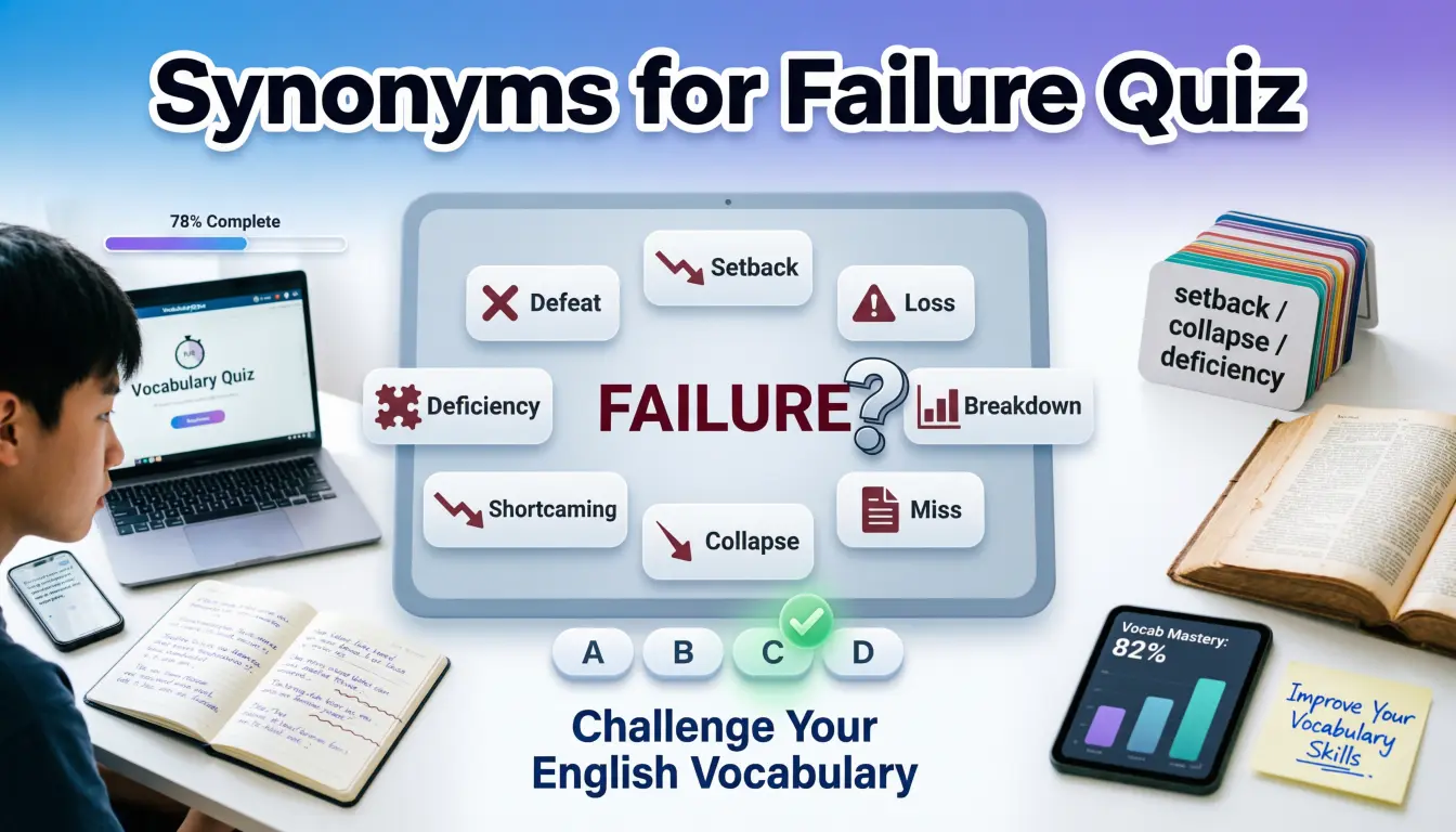 Synonyms for Failure Quiz