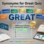 Synonyms for Great Quiz