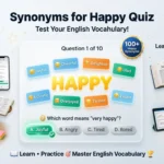 Synonyms for Happy Quiz
