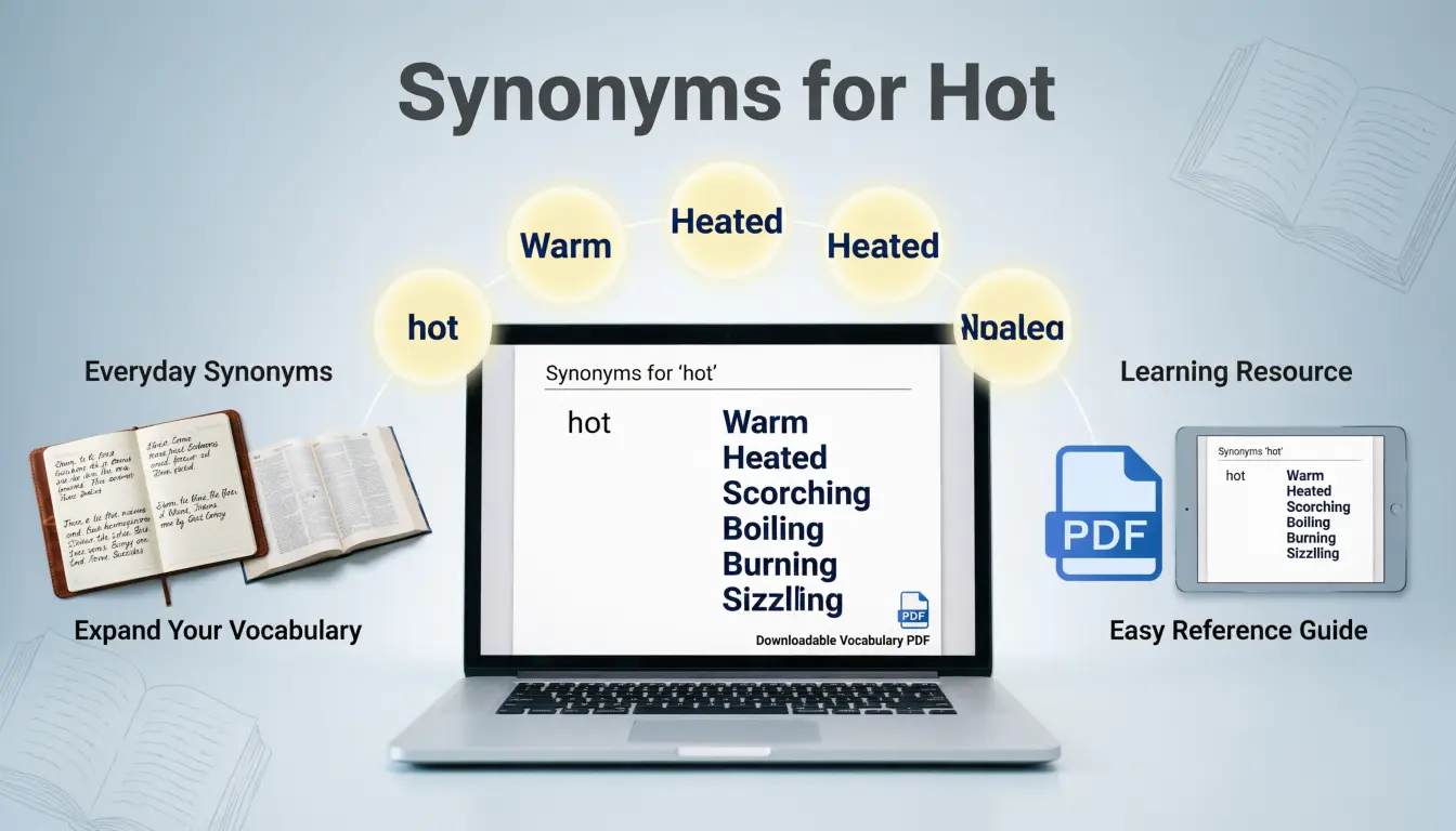 Synonyms for Hot PDF