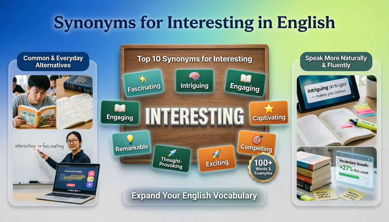 Synonyms for Interesting in English