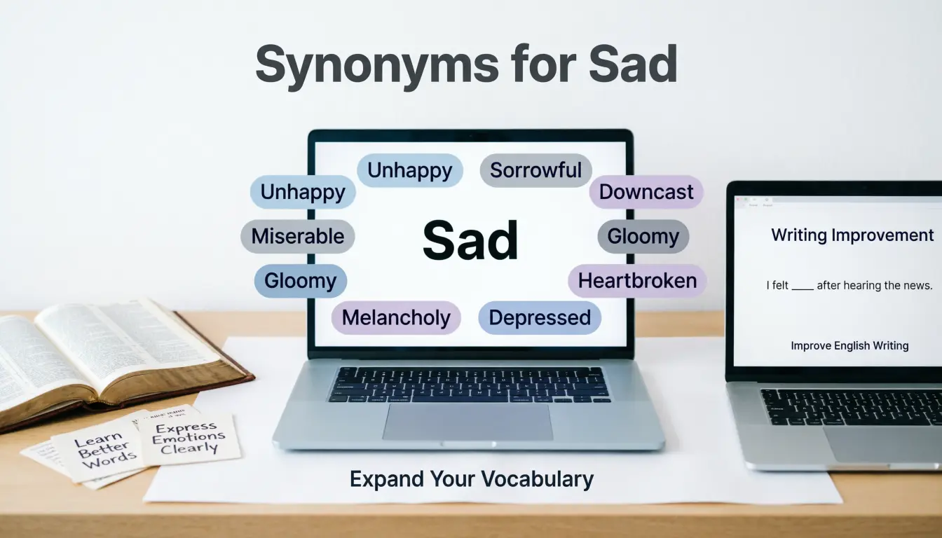 Synonyms for Sad List