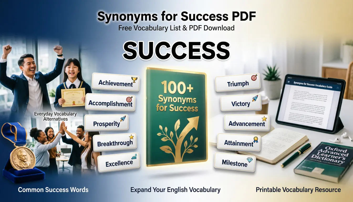 Synonyms for Success PDF