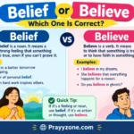 belief or believe