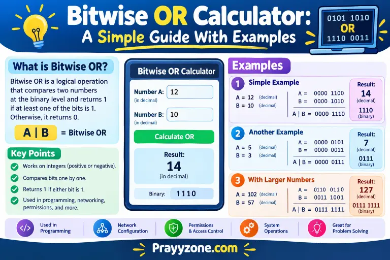 Bitwise OR Calculator