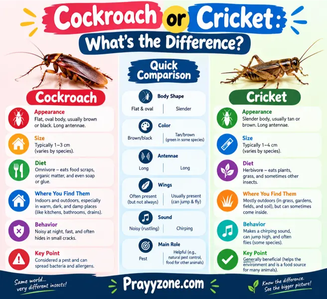 Cockroach or cricket