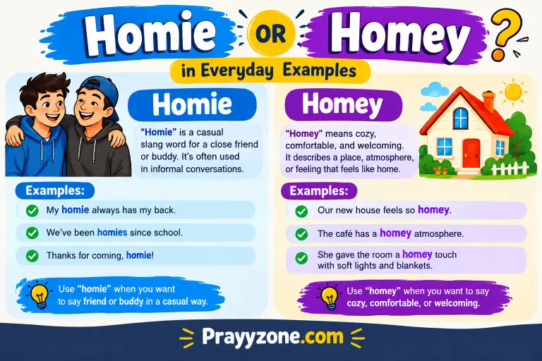 Homie or Homey in Everyday Examples
