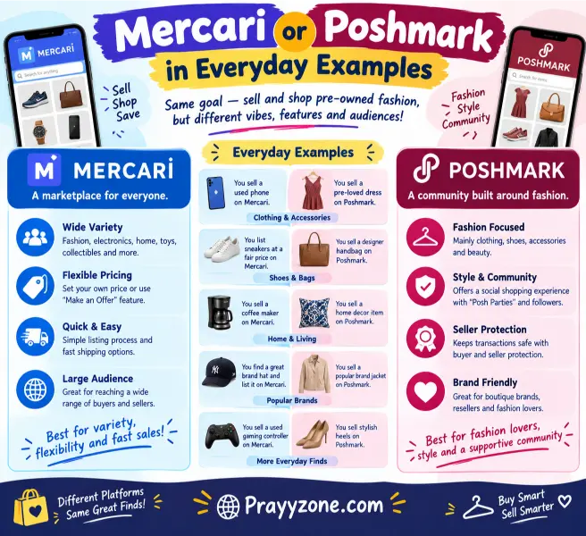 Mercari or Poshmark in Everyday Examples