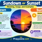 Sundown or Sunset